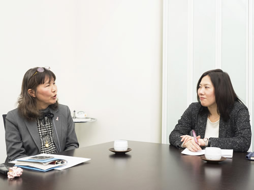 ワコール葛西様・野地社長対談