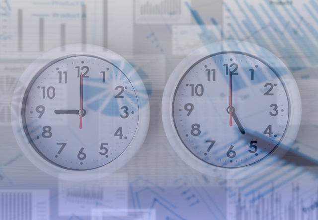 会社の時計