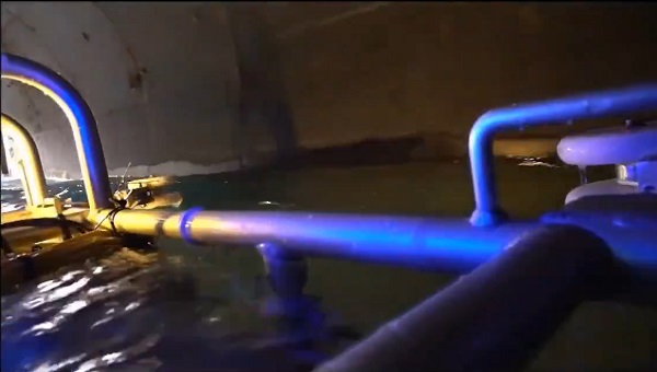 水面ドローンからの映像