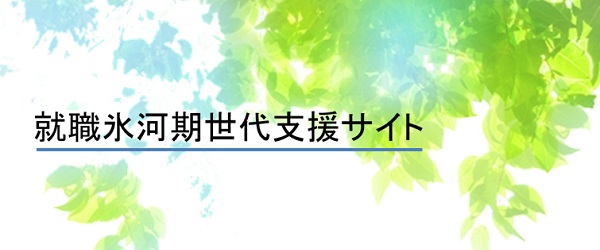 就職氷河期世代支援サイト