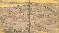 天神祭船渡御図