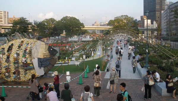 水都大阪２００９、昼の中之島バラ園