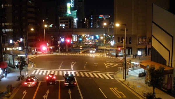 松屋町の交差点