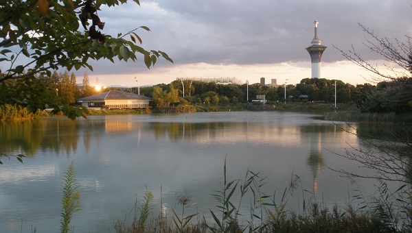 鶴見緑地の大池