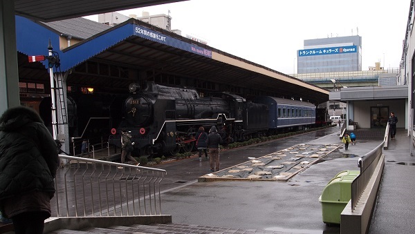 弁天町のＳＬ機関車