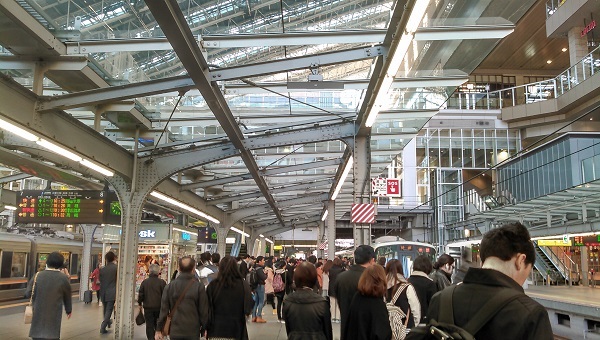 ＪＲ大阪駅のホーム