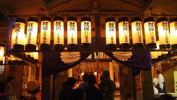 高津宮の夏祭り