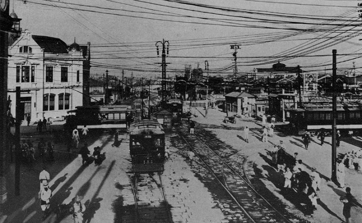 四ツ橋電車交差点