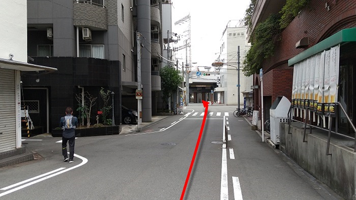 JR東西線『大阪城北詰駅』から、京橋フロントビルへの道順