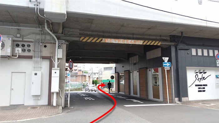 JR東西線『大阪城北詰駅』から、京橋フロントビルへの道順