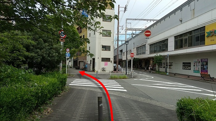 JR東西線『大阪城北詰駅』から、京橋フロントビルへの道順