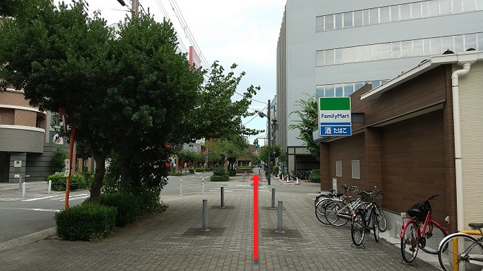 JR東西線『大阪城北詰駅』から、京橋フロントビルへの道順